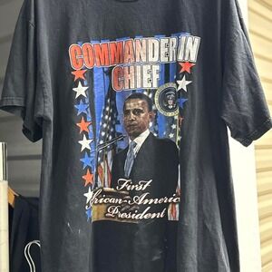 Black Obama Commander in Chief t-shirt